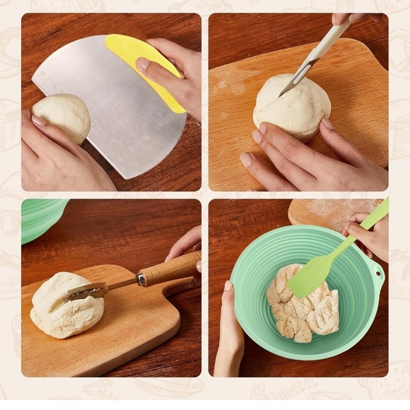 Mint Green Silicone Bread Baking Set - Picture 5 of 11